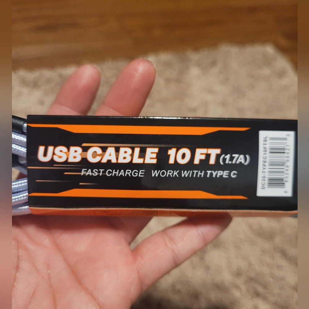 USB Type-C Cable 10ft - Picture 3 of 7